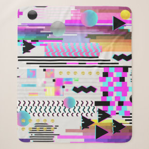 Couverture Sherpa Design Motif sans soudure. Cyberpunk numérique 