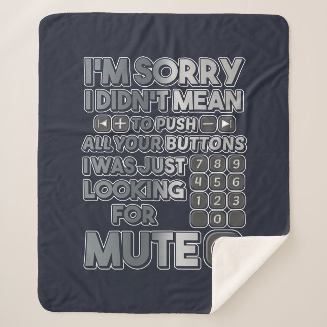 Couverture Sherpa Désolé de ne pas vouloir dire que vous poussez vos (Devant)