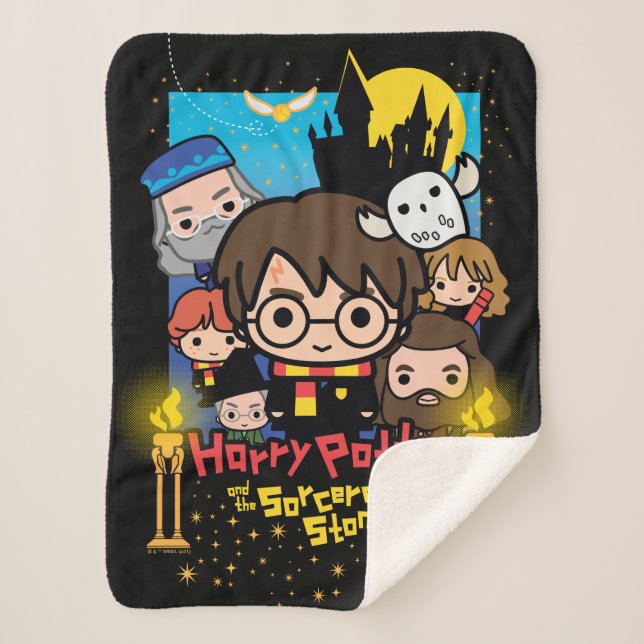 Couverture Sherpa Dessin animé Harry Potter et la Pierre philosophal (Devant)