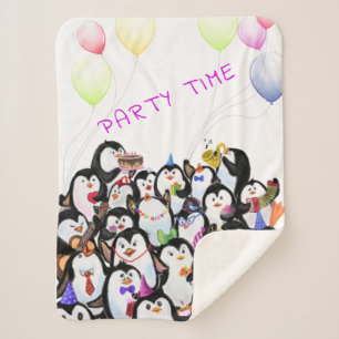 Couverture Sherpa Dessin de dessin humoristique de la partie des pin