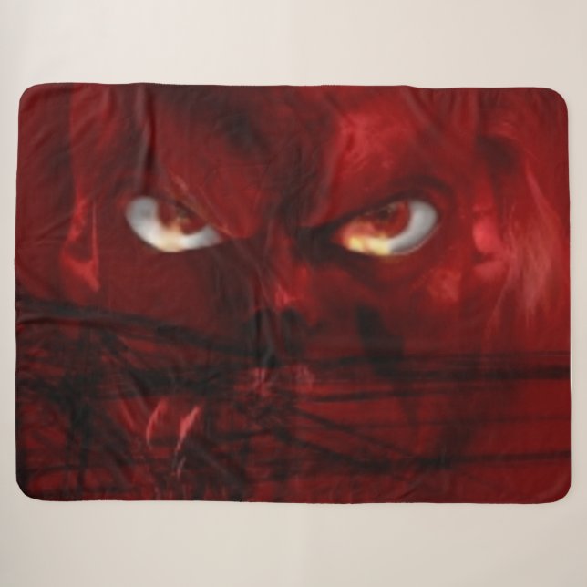 COUVERTURE SHERPA DIABLE YEUX (Devant (Horizontal))