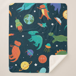 Couverture Sherpa Dinosaures de l'espace