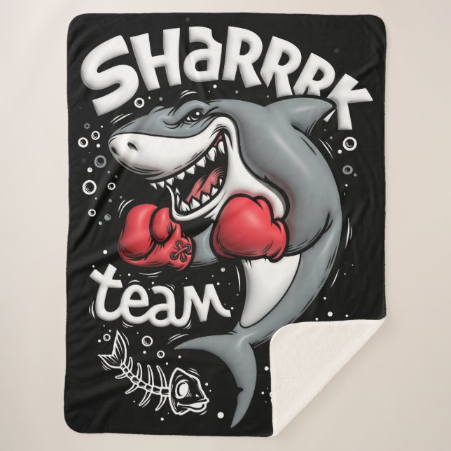 Couverture Sherpa Diseño Sharrrk Team (Devant)