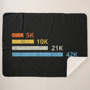Couverture Sherpa Distances de course II - 5K 10K 21K 42K Marathoner