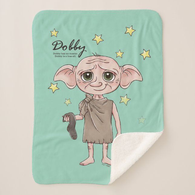 Couverture Sherpa Dobby Art de personnage à l'aquarelle (Devant)
