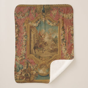 Couverture Sherpa Don Quichotte guidé par la Folie, tapisserie du XV