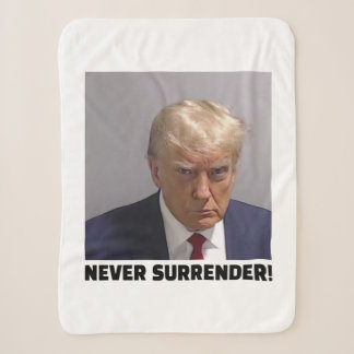 Couverture Sherpa Donald J Trump Tir De Mug - Ne Cessez Jamais La Lo