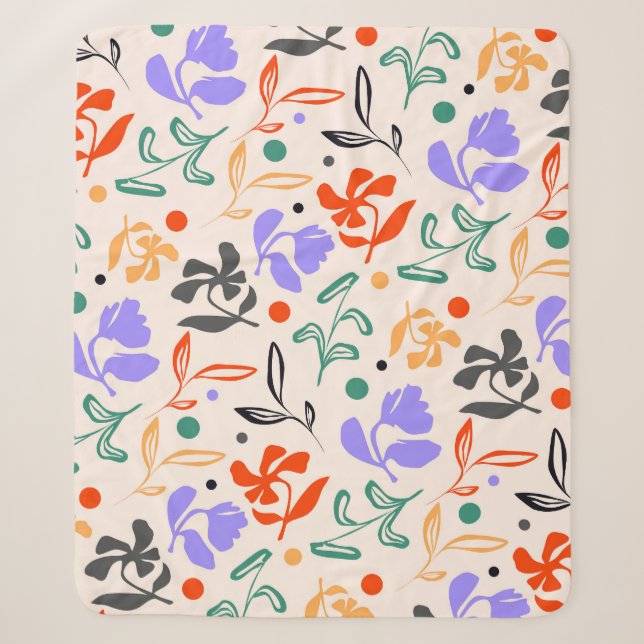 Couverture Sherpa Doodle Garden (Devant)