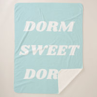 Dorm Sweet Dorm en bleu clair Aqua
