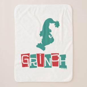 Couverture Sherpa Dr. Seuss Grinch - Rouge & Vert