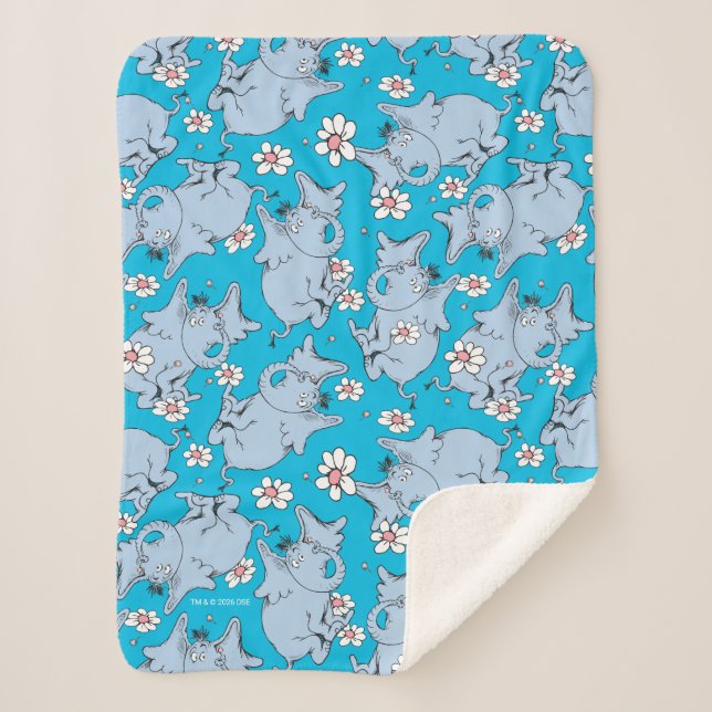 Couverture Sherpa Dr. Seuss Horton entend un Qui (Devant)
