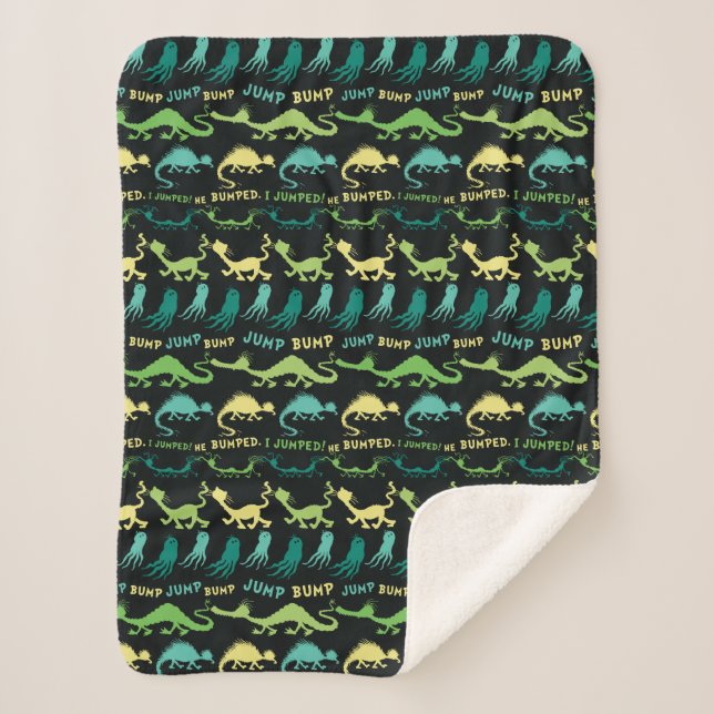 Couverture Sherpa Dr. Seuss | modèle Halloween "Bump Jump" (Devant)