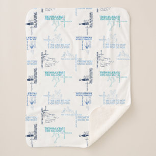 Couverture Sherpa Dr Seuss   Motif de devis Fête des pères
