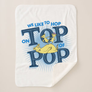 Couverture Sherpa Dr. Seuss Nous aimons sauter sur Pop