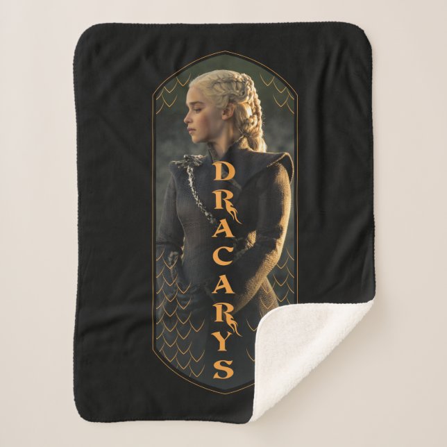 Couverture Sherpa "Dracarys" Daenerys Targaryen Graphic (Devant)