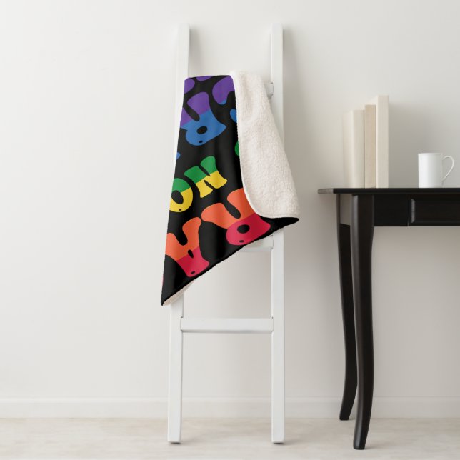 Couverture Sherpa Drag N'Est Pas Un Crime Sherpa Blanket (En situation)