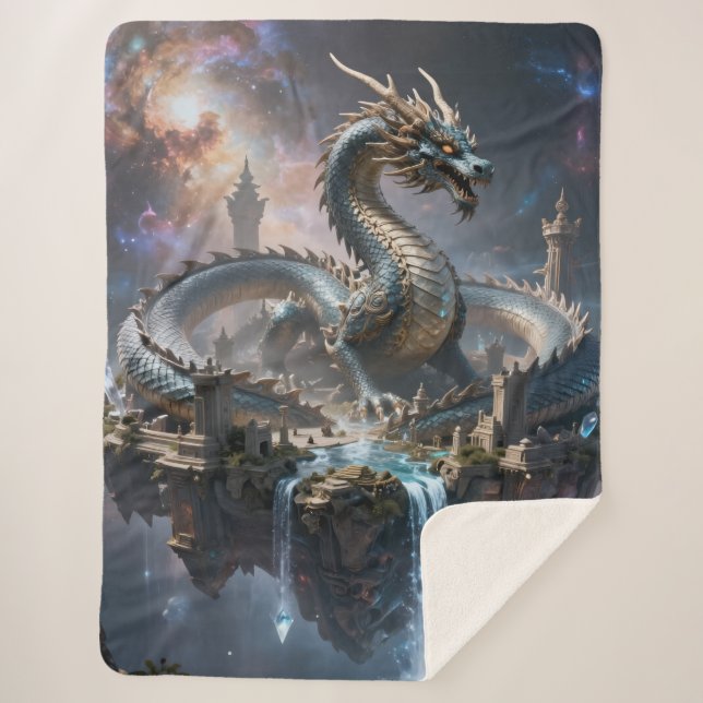 Couverture Sherpa Dragon World – Le Royaume du Feu et de la Magie (Devant)