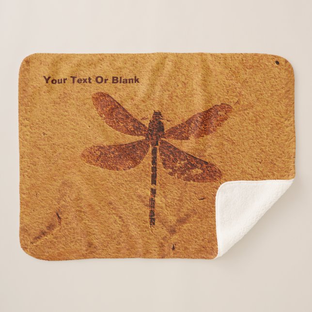 Couverture Sherpa Dragonfly fossile (Devant (Horizontal))