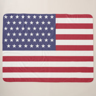 Couverture Sherpa Drapeau 51 étoiles des États-Unis d'Amérique (État