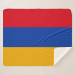 Couverture Sherpa Drapeau arménien