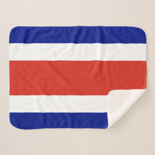 Couverture Sherpa Drapeau civil du Costa Rica