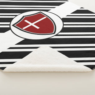 Couverture Sherpa Drapeau danois
