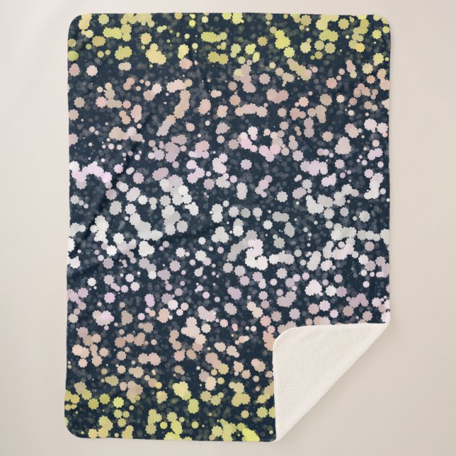 Couverture Sherpa Drapeau de fierté Pangender Boho Rétro Mignon Exce (Devant)