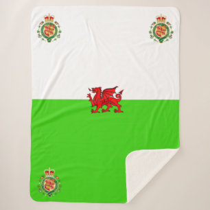 Couverture Sherpa Drapeau de Gallois