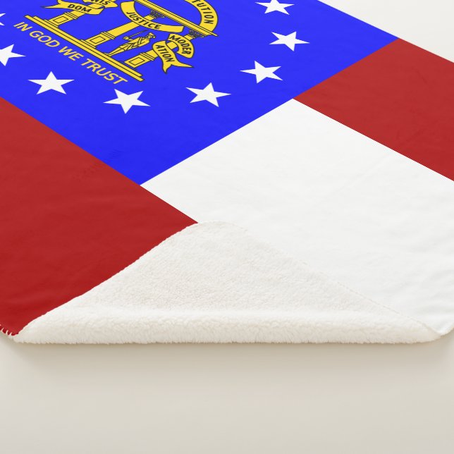 Couverture Sherpa Drapeau de Géorgie (3/4)