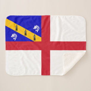 Couverture Sherpa Drapeau de Herm