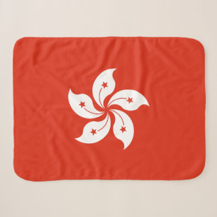 Couverture Sherpa Drapeau de Hong Kong