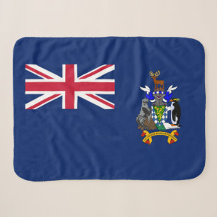 Couverture Sherpa Drapeau de la Géorgie du Sud et des îles Sandwich 