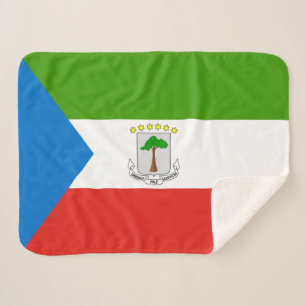 Couverture Sherpa Drapeau de la Guinée équatoriale
