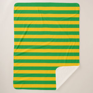 Couverture Sherpa Drapeau de la Mauritanie rayures symbole du pays j