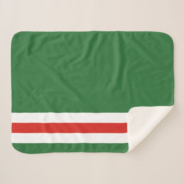 Couverture Sherpa Drapeau de la République tchétchène d'Ichkérie (Devant (Horizontal))