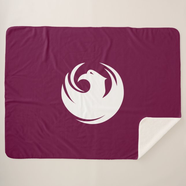 Couverture Sherpa Drapeau de la ville de Phoenix (Arizona) (Devant (Horizontal))