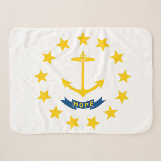Couverture Sherpa Drapeau de l'État de Rhode Island Imprimer Patriot