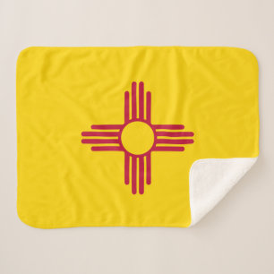 Couverture Sherpa Drapeau de l'État du Nouveau-Mexique