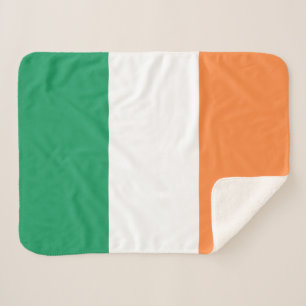 Couverture Sherpa Drapeau de l'Irlande