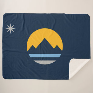 Couverture Sherpa Drapeau de Reno (Nevada City)