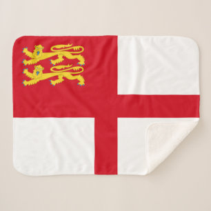 Couverture Sherpa Drapeau de Sercq