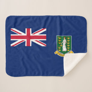 Couverture Sherpa Drapeau des îles Vierges britanniques