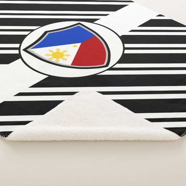 Couverture Sherpa drapeau des Philippines (3/4)