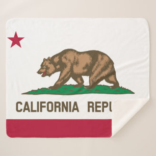 Couverture Sherpa Drapeau d'État de Californie