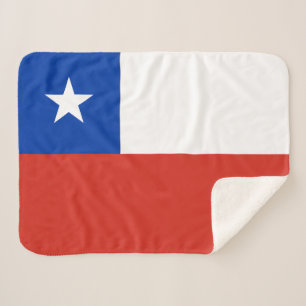 Couverture Sherpa Drapeau du Chili