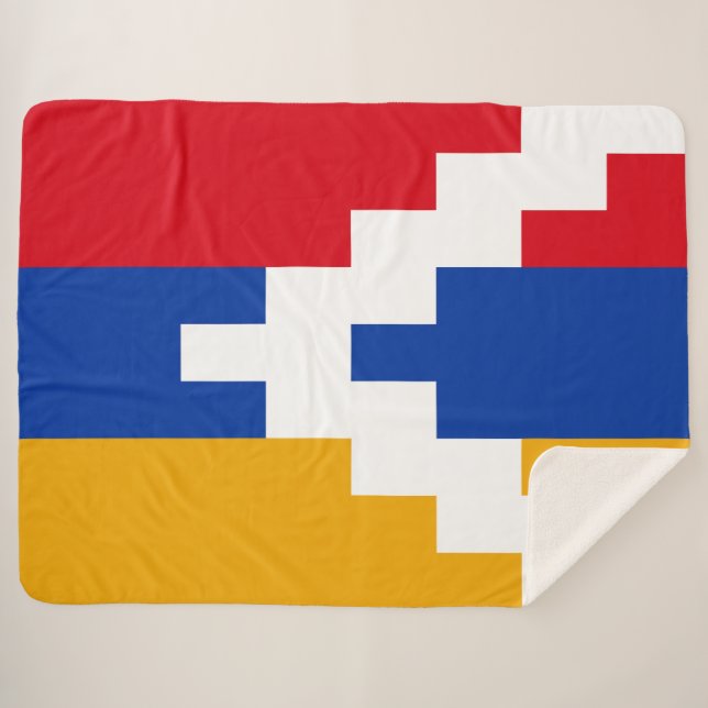Couverture Sherpa Drapeau du Haut-Karabakh (Devant (Horizontal))