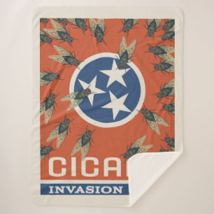 Couverture Sherpa Drapeau du Tennessee Invasion du Canada