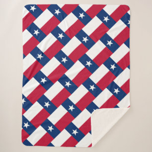 Couverture Sherpa Drapeau du Texas