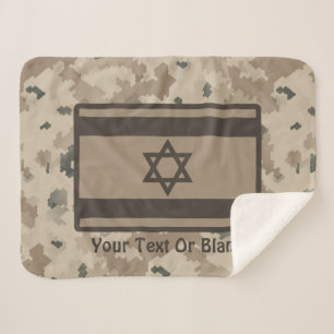 Couverture Sherpa Drapeau israélien du désert