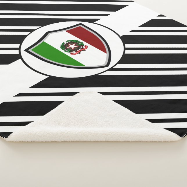 Couverture Sherpa Drapeau italien (3/4)